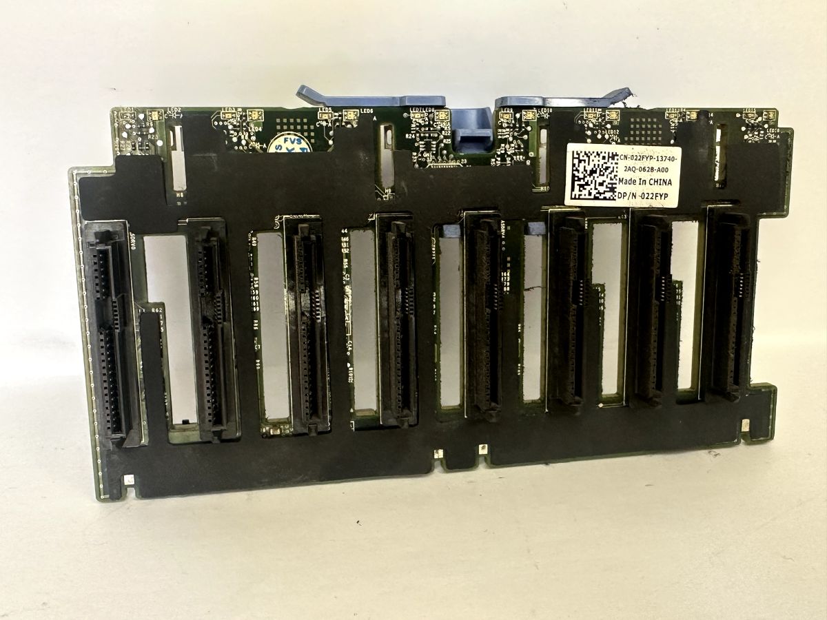 Dell PowerEdge R720 R720xd 8-Bay 3.5" LFF SAS / SATA Hard Drive Backplane Kartı (DP/N: 022FYP / 22FYP / CN-022FYP)
