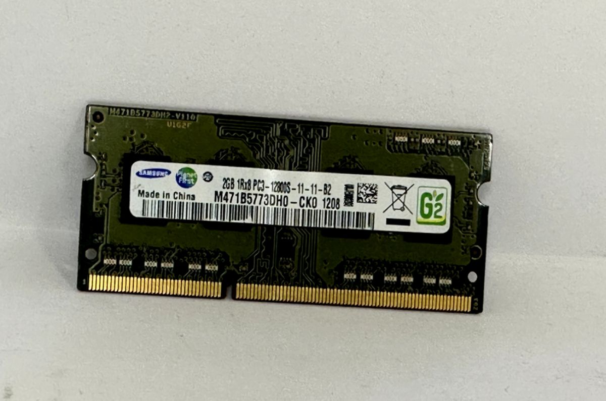 Samsung 2GB DDR3 1600MHz PC3-12800S 1Rx8 Laptop Ram (M471B5773DH0-CK0)